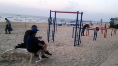 Площадка для воркаута в городе Бат-Ям №4900 Средняя Советская фото